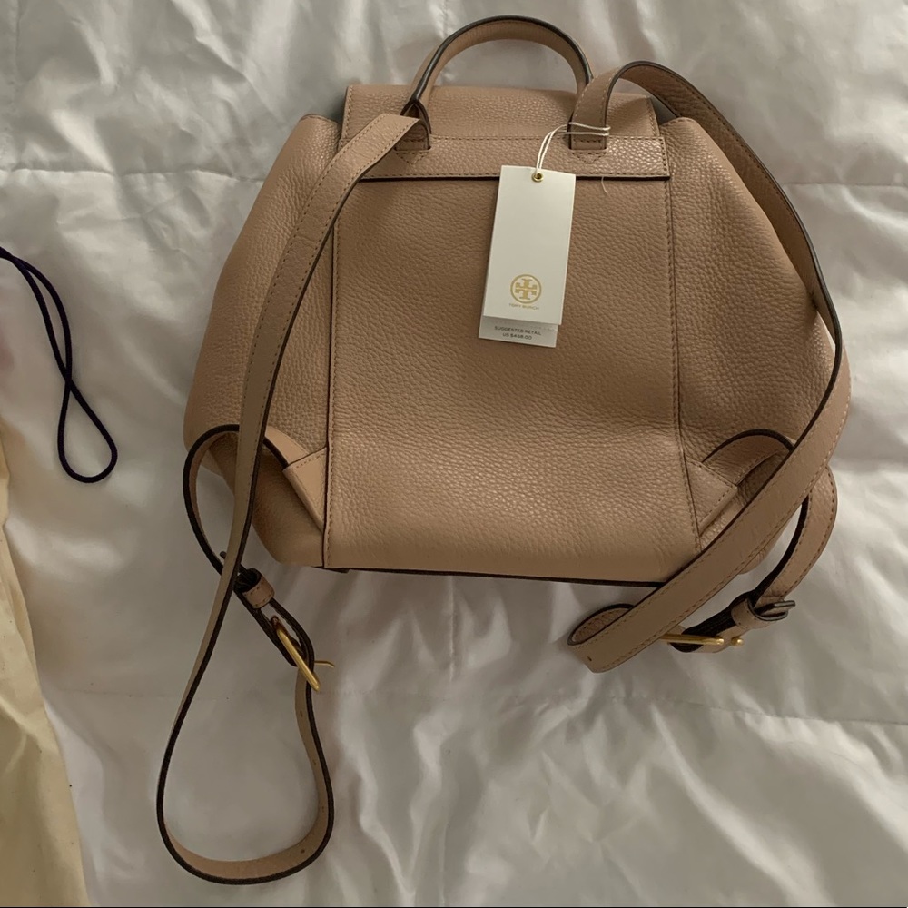 Tory Burch Leather Tassel Mini Backpack - Picture 2 of 8